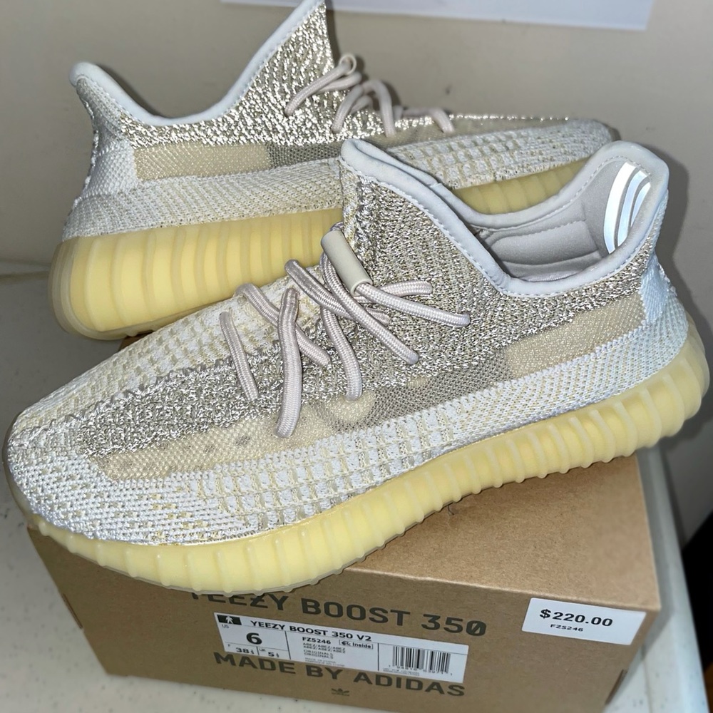 Yeezy Boost 350 V2 Natural Abez Size 6